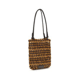 Staud Brown Wood Shoulder Bag