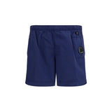C.P. Company Blue Nylon Shorts