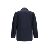 Burberry Blue Polyamide Coat