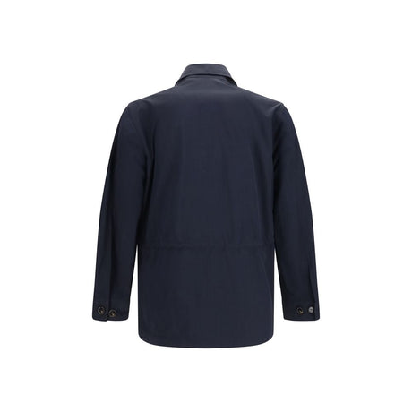 Burberry Blue Polyamide Coat