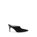 Balenciaga Black Suede Leather Mules