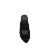 Balmain Black Goatskin Mules