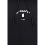 MM6 Black Cotton Sweatshirt