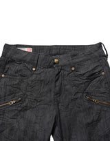 PLEIN SUD Black Cotton Mid Waist Skinny Denim Jeans