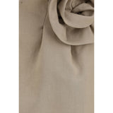 Magda Butrym Beige Linen Mini Skirt