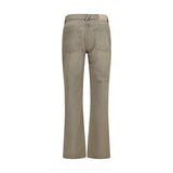 Our Legacy Bicolor Cotton Bootcut Jeans