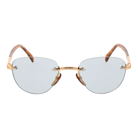David Beckham Gold Metal Sunglasses