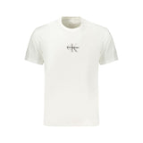 Calvin Klein White Cotton Men's T-Shirt