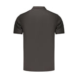 Rifle Black Cotton Men's Polo