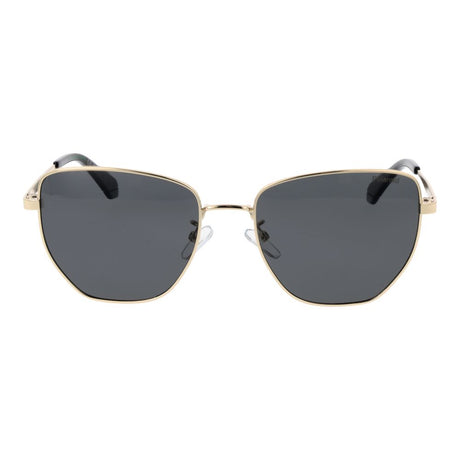Polaroid Gold Metal Sunglasses