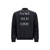Moschino Black Polyamide Bomber