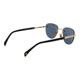 David Beckham Rose Gold Metal Sunglasses