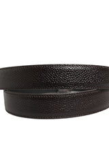 Dolce & Gabbana Brown Calf Leather Vintage Style Silver Buckle Belt