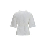 Calvin Klein White Cotton Shortsleeve Shirt