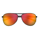 Polaroid Black Stainless Steel Sunglasses