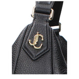 Jimmy Choo Black Leather Shoulder Bag