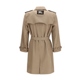 Burberry Brown Silk Trench Coat