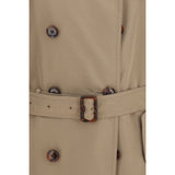Burberry Brown Silk Trench Coat