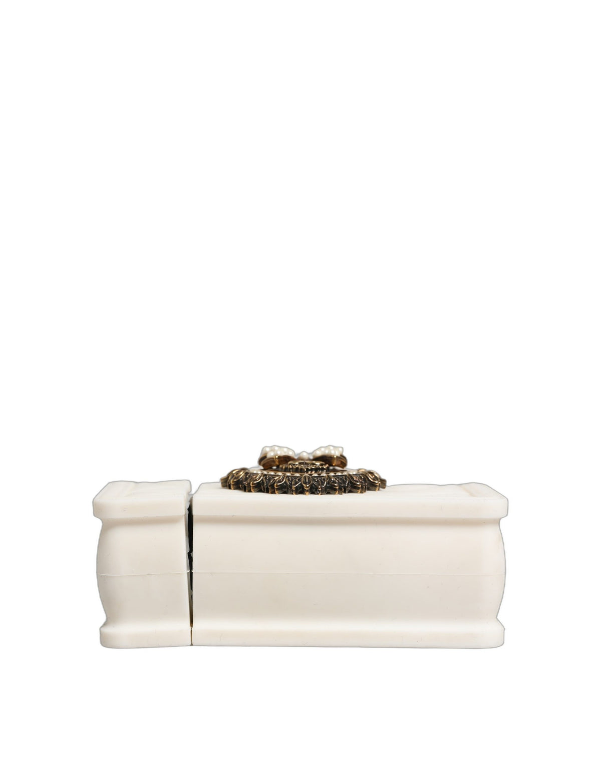 Dolce & Gabbana Case White Silicone Devotion Heart Cover Hand Bag Airpod