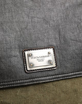 Dolce & Gabbana Military Green Two Tone Messenger Shoulder Borse Men Bag