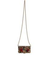 Dolce & Gabbana Flip Cover Brown Leopard Crystal iPhone X - XS Case