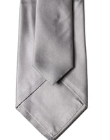 Dolce & Gabbana Gray Satin 100% Silk Adjustable Men Tied Necktie Tie