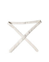 Dolce & Gabbana Off White Solid 100% Silk Adjustable Men Tied Necktie Tie