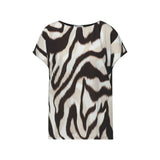 Street One Brown Viscose T-Shirt