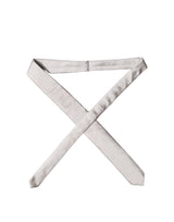 Dolce & Gabbana Light Gray Silk Satin Wide Adjustable Men Necktie Tie