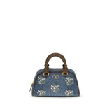 Valentino Garavani Blue Cotton Handbag