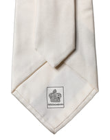 Dolce & Gabbana White Tattoo Floral Silk Adjustable Men Tied Necktie Tie