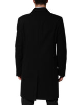 Dolce & Gabbana Black Heraldic Patch Single Breasted Jacket
