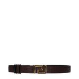 Versace Brown Leather Regular Belt