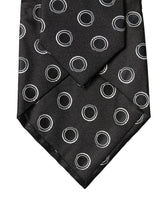 Dolce & Gabbana Black White Polka Dot Silk Adjustable Women Necktie Tie
