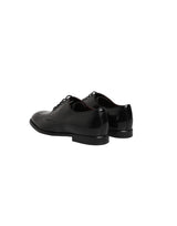 Dolce & Gabbana Black Calfskin Leather Derby Men Dress Shoes