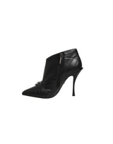 Dolce & Gabbana Black Devotion Quilted Buckled Boots Shoes