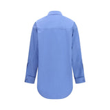 Balenciaga Blue Cotton Shirt