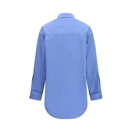 Balenciaga Blue Cotton Shirt