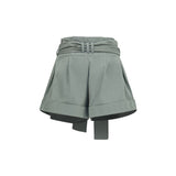 Balmain Bicolor Cotton Bermuda Shorts