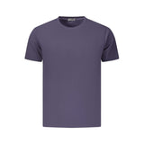 Coveri Moving Blue Cotton Men's T-Shirt