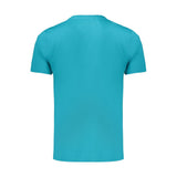 Coveri Moving Azzurro Cotton Men's T-Shirt