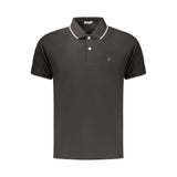 Coveri Moving Black Cotton Men's Polo