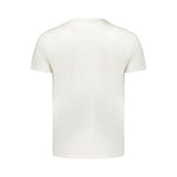 Coveri Moving Bianco Cotton Men's T-Shirt