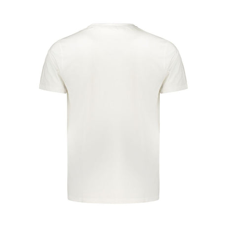 Coveri Moving Bianco Cotton Men's T-Shirt