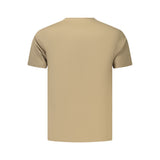 Coveri Moving Brown Cotton Men's T-Shirt
