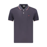Coveri Moving Blue Cotton Men's Polo