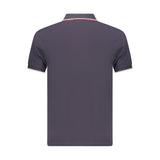 Coveri Moving Blue Cotton Men's Polo