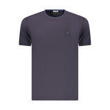 Coveri Moving Blue Cotton Men's T-Shirt