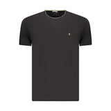 Coveri Moving Black Cotton Men's T-Shirt