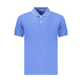 Coveri Moving Blue Cotton Men's Polo Shirt